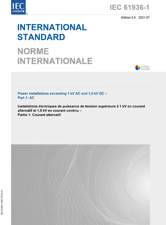 Cover IEC 61936-1:2021